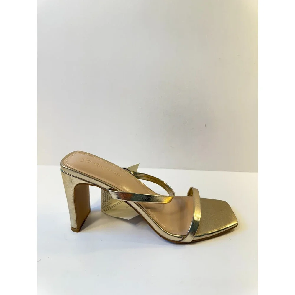 The Drop Womens Heels Gold US 9
